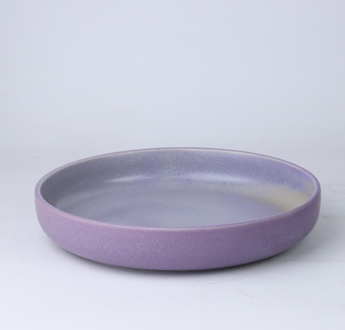 Zamibia Plato Vajilla Pasta Brio Cerámica Gres Color Lila