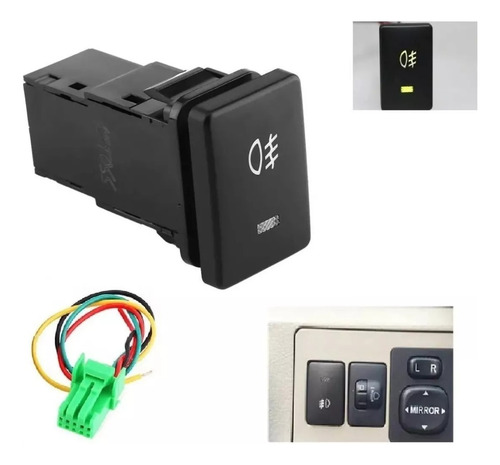 Boton Interruptor Switch Neblinero Faro 12v Auto Universal