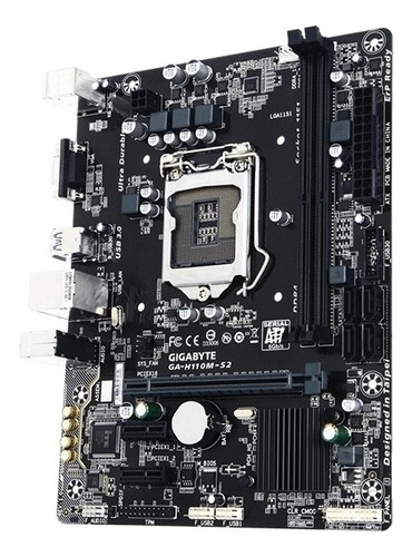 Placa Madre Intel Lga1151 Ddr4 Pci-e 3.0 Gigabyte H110m-s2