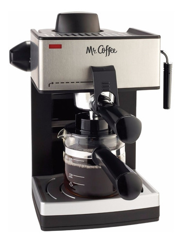 Cafetera Mr. Coffee ECM160 automática negra y plata expreso 120V