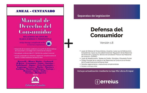 Pack Del Consumidor - Separata Y Manual - Ultima Edición