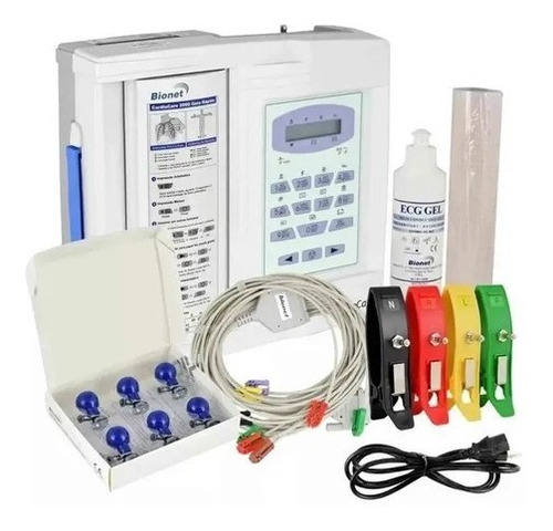Eletrocardiógrafo Cardiocare 2000 12 Canais Bionet Nf