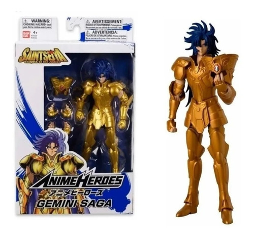 Figura Caballero Del Zodiaco Géminis Saga 