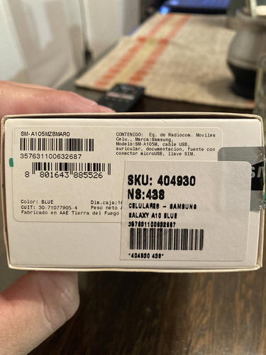 Samsung Galaxy A10 Azul ( Como Nuevo) Azul (Usado)