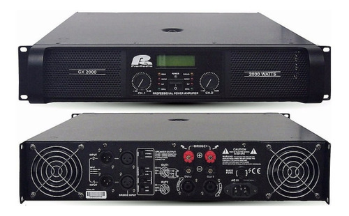 Pa Proaudio Gx2000 Planta Sonido Estéreo Hasta 2000 Watts