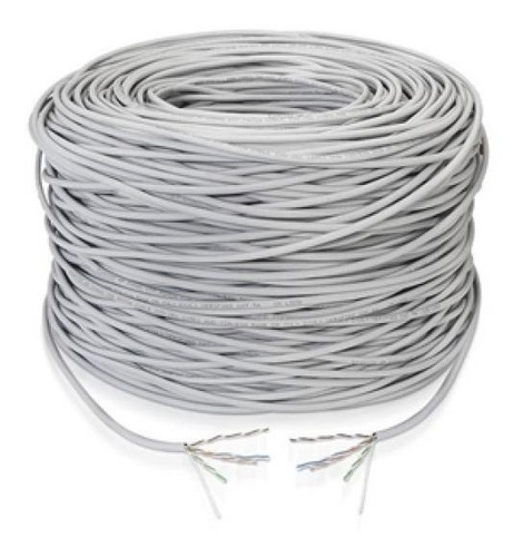 Imagen 4 de 6 de Rollo Cable Red Utp Cca Categoría 6 Bobina 305 Mts Interior
