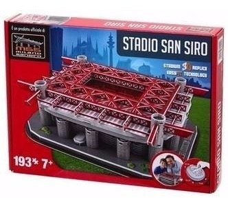 Rompecabezas Puzzle 3d Nanostad Estadio San Siro Italia