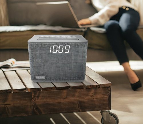 Ihome Ibt232 Bluetooth Dual Alarm Fm Radio Reloj Con Altavoz