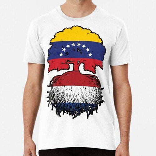 Remera Países Bajos Holandés Venezuela Venezuela Árbol Raíce