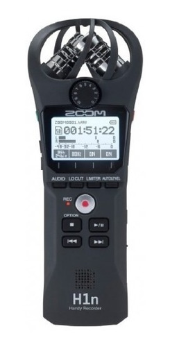 Gravador Digital Zoom H1n Profissional Stereo Original + Nfe