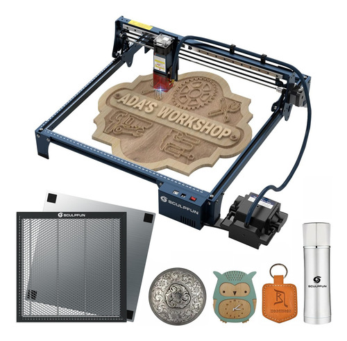 Sculpfun S30 Pro 10w Grabador Láser Y Panel Nido Abeja