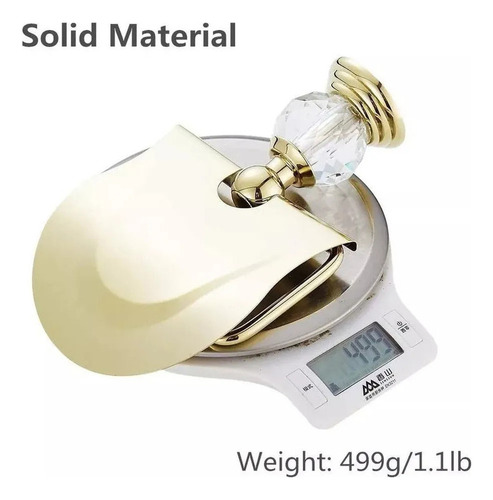 Soporte Para Toallas Dopel Hygienic Paper Gold Con 2 Anillos