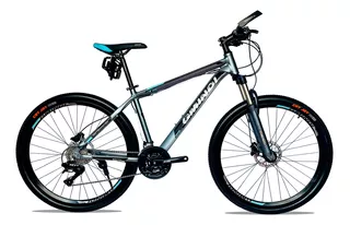 Bicicleta 27.5 Hidráulica De Aluminio Montañera - Nuevas Color Gris/azul Tamaño Del Cuadro M