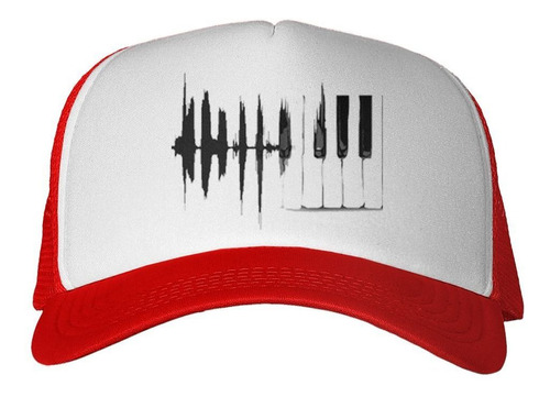 Gorra Piano Dibujo Musica Arte Teclas