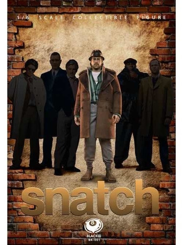 Imagen 4 de 4 de Figura Brad Pitt 1/6 Snatch Black 8 No Hot Toys Fpx