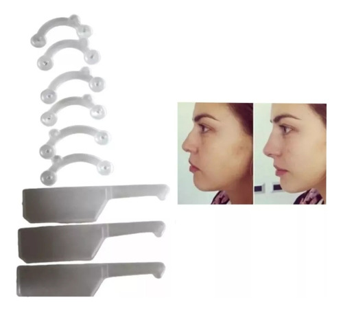 X6 Pack Corrector Nasal Perfilar Nariz Rinoplastia Perfil