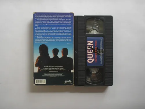 Queen Champions Of The World Casete Vhs Video Edic Usa 1995 (Usado)