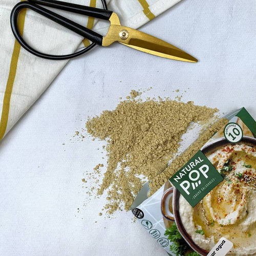 Imagen 2 de 9 de Hummus Instantaneo Natural Pop - Libre De Gluten Sin Tacc