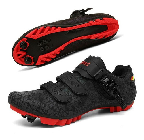 Sneaker De Ciclismo Mtb Spd Clase Auto-bloqueo Antideslizant