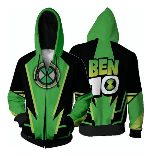 Sudaderas Con Cremallera Anime Ben 10 Nuevas Chamarras