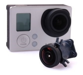 5 Lentes Gopro Hero 3 3+ E 4 Com Suporte 3-way Original