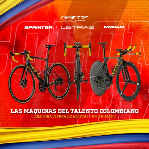 Gw letras bicicleta hot sale