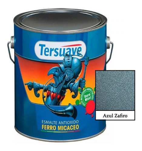 Ferro Micaceo Esmalte Multiproposito Color Azul Zafiro2.5lts