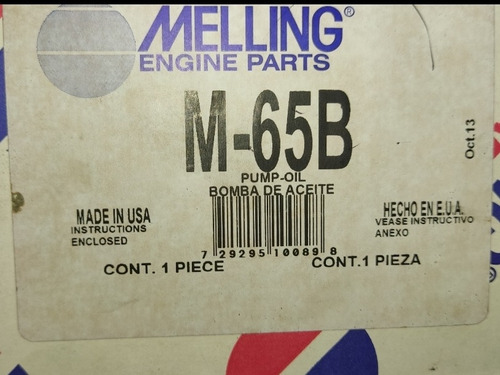 Bomba De Aceite Melling M-65b Motor Ford 200