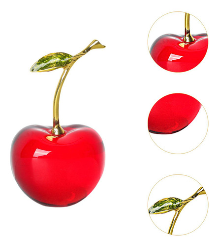 Estatua De Cereza De Fruta, Adorno Para