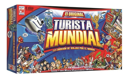 Juegos De Mesa Turista Mundial Original Grande