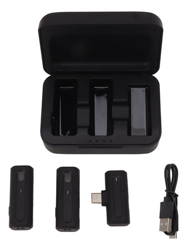 Micrófono Inalámbrico Lavalier Solapa Para iPhone Y Android