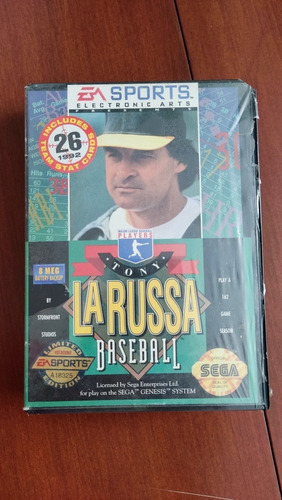 Juego Original Para Sega Tony La Russa Baseball Nuevo