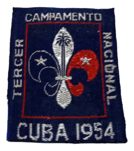 Parche / Insignia Scout Original Cuba 1954 3er Campamento 