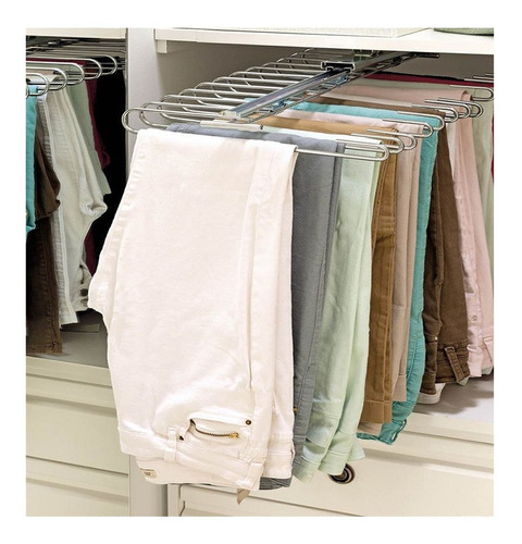 Pantalonera Extraible De 11 Perchos Para Closet O Vestier