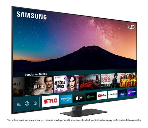 Imagen 3 de 4 de Qled Samsung 55 Q80a 4k Uhd Smart Tv 2021 Qn55q80aagxzs
