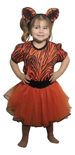 Disfraz de tigre para niña con tutu hotsell