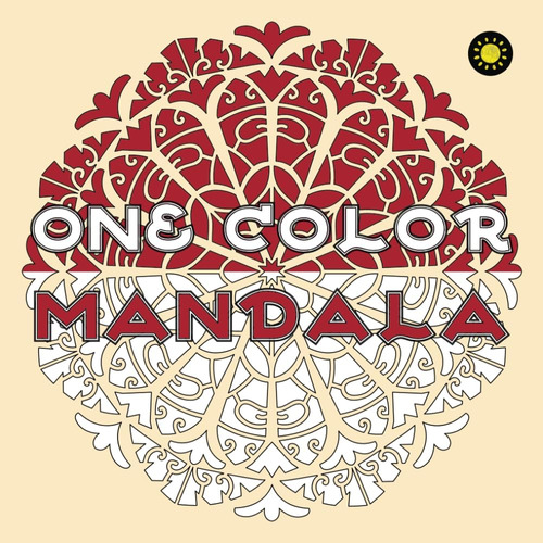 Libro: One Color Mandala: Unique Mandala Coloring Book With 