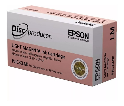 Cartucho Epson Discproducer Pjic3 Light Magenta Pp100n Pp-50