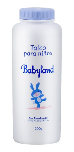 Talco Hipoalergénico Para Niños 200 Gr Babyland 