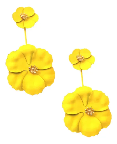 Pendientes Tipo Candelabro, Pendientes Con Flores, Ramas