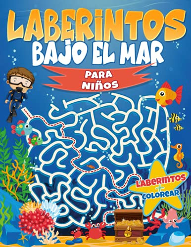 Laberintos Bajo El Mar Para Niños: Juegos Rompecabezas Ejerc