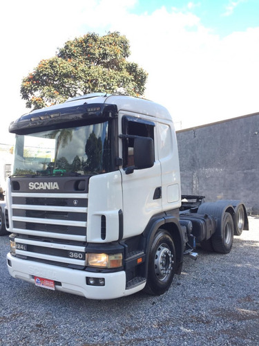 Imagem 2 de 9 de Scania R124 La 360 Branco 2004