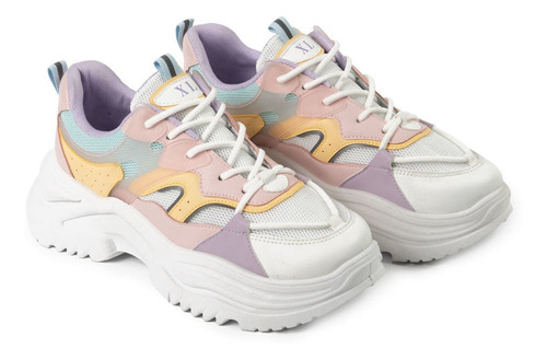 Imagen 1 de 2 de Zapatillas Mujer Xl Extra Large Conie Zapatillas Combinadas