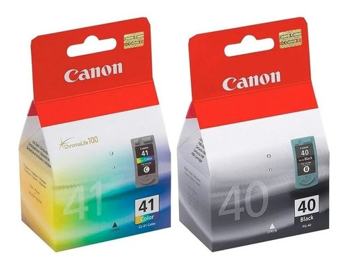 2 Canon Original Pg-40 Cl-41 Ip1200..1600 Ip1800 Mp210.civa 