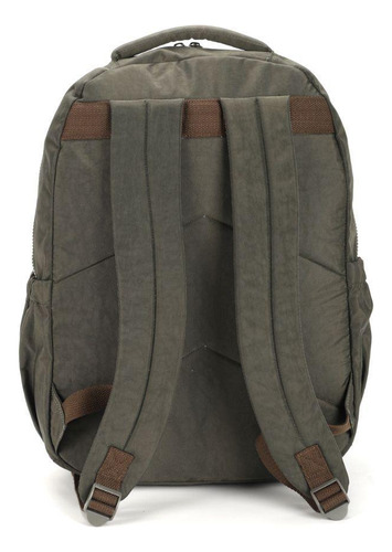 Mochila Escolar Up4you Cinza 36x44x17cm 6 Compartimentos