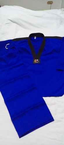 Uniforme Nacional Para Taekwondo Wt,en Colores Azul O Rojo