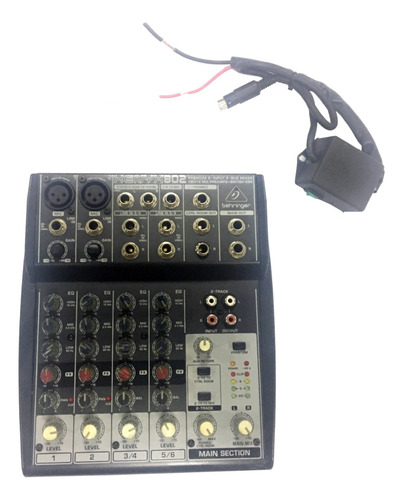 Mixer De Som Analógico Behringer Xenyx802 Top Funcionando