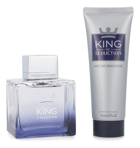 Set King Of Seduction 2pz 100ml Edt Spray/ After Shave 75ml