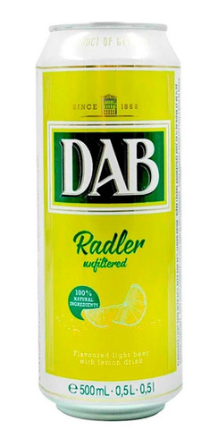 Cerveza Dab Radler Lata 500 Ml 