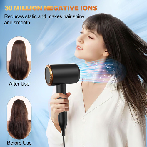 Secador De Cabelo Crdmtk Ionic 2400w Turbo Motor Ultrassilen